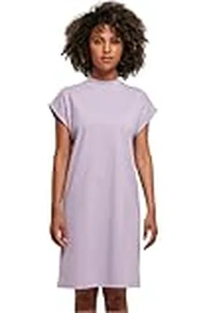 Build Your Brand Ladies Turtle Extended Shoulder Dress Vestido, , XS para Mujer