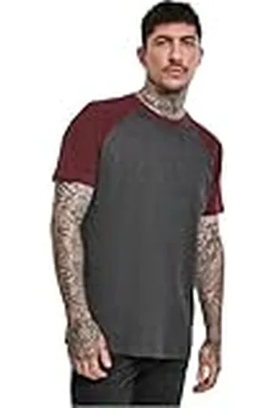 Urban classics Raglan Contrast tee Camiseta, , S para Hombre