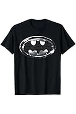 DC Comics Originals DC Batman Returns 1992 - Logotipo metálico retro de los años 90 Camiseta