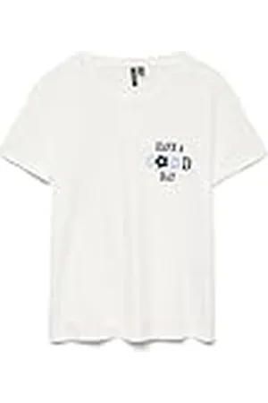 VERO MODA Vmlonni Francis SS Top Box Jrs Ga, , S Mujeres