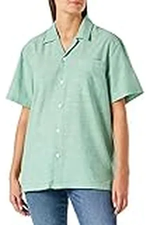 Springfield Camisa manga corta relaxed fit, M, para Mujer