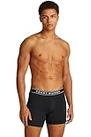 Tommy Hilfiger Calzoncillos bóxer Hombre Pack de 3 de algodón, Negro (Blk/Blk/Blk), XL