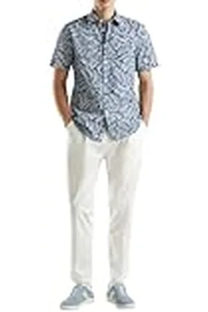 Benetton Pantalón 4qhguf04f, Color Blanco, 40 para Hombre