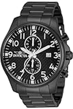 Invicta Specialty 0383 Reloj para Hombre - Impermeable - Analógico - Movimiento Cuarzo - Acero Inoxidable con Esfera - 48mm