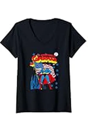 DC Comics Originals Mujer Superman Save The World Camiseta Cuello V