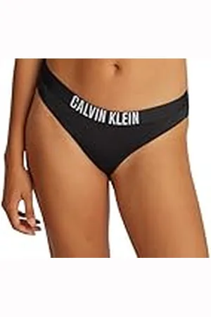 Calvin Klein Braguita de Bikini para Mujer con Logo Tipo, Negro (Pvh Black), XS