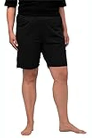 Ulla Popken Pantalones Cortos, Bolsillos, Cintura elástica Bermudas, , 32W x 32L para Mujer