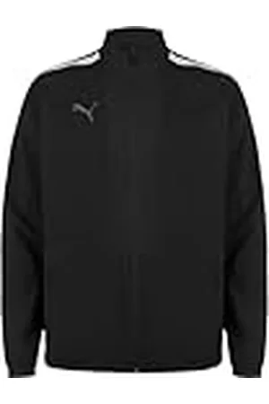 PUMA Teamliga Sideline Jkt Jr Sudadera, Unisex niños, Black White, 176