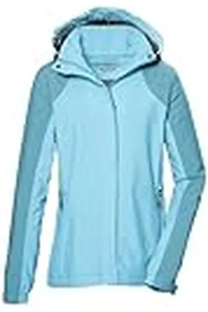 Killtec Mujer Chaqueta funcional/chaqueta de exterior con capucha desmontable KOS 53 WMN JCKT, eisblau, 34, 42806-000