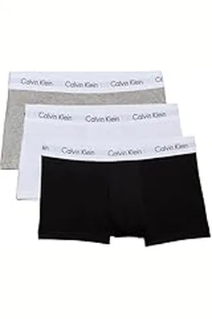 Calvin Klein Low Rise Trunk 3pk 0000u2664g Bóxer, , S Hombre