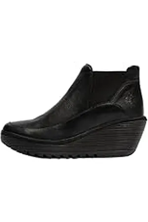 Fly London Yofi507fly, Botas Cortas al Tobillo Mujer, Black, 36 EU