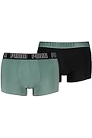 PUMA Men Everyday Trompa, Olive Green/Black, S (Pack de 2) de los Hombres
