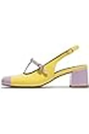 Fly London SOLN083FLY, Mary Jane Mujer, Violet/Lemon, 41 EU
