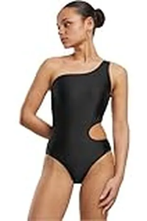 Urban classics Tb6888-ladies Asymmetric Cut out Swimmsuit Parte Superior de Bikini, , L Mujeres