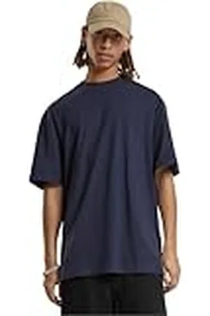 Urban classics Camiseta básica de Manga Corta de Hombre, Cuello Redondo Normal, de algodón Grueso, Largo Oversize, Distintos Colores, Tallas S-6XL