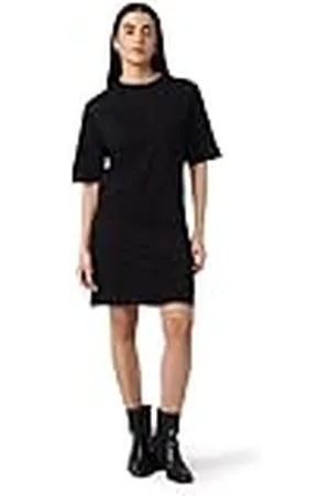Armani Exchange Sustainable, Ajuste clásico Vestido Informal, , S para Mujer