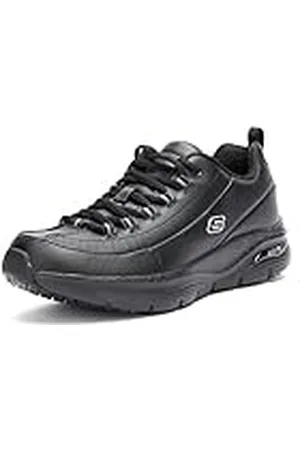 Skechers Arch Fit Str Trickell II, Zapatillas Mujer, Black, 37.5 EU