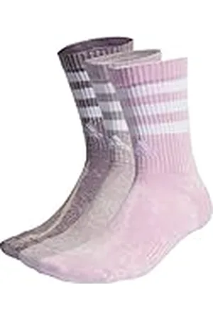 adidas IJ5916 3S C CRW WASH3P Socks Unisex Adult shadow violet/bliss lilac/white Tamaño XS