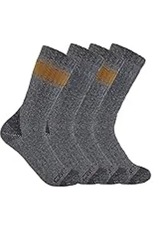 Carhartt Heavyweight-Calcetines de Entrenamiento (4 Unidades), , L (Pack de 4) para Hombre