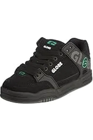Globe Sneaker GBKTILT - Zapatillas de Deporte de Cuero Nobuck para niños, Color Negro, Talla 33.5