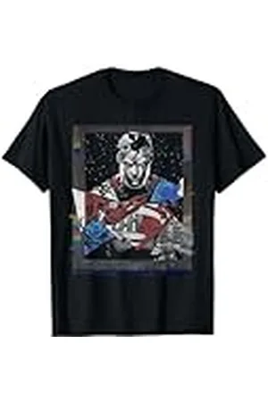 DC Comics Originals Superman Urbano Jim Lee Espacio Glitch Retro Pop Comic Bellas Artes Camiseta