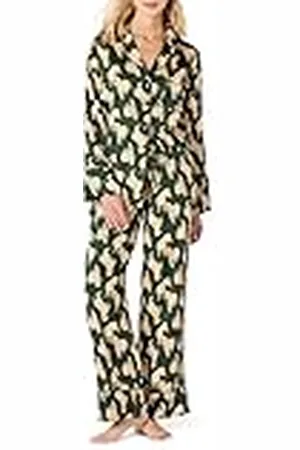 Amazon Conjunto De Pijama De Satén Con Camisa y Pantalón Mujer, , XS