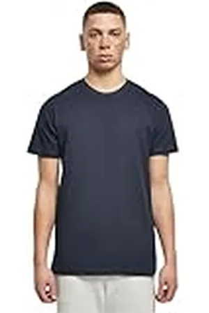 Urban classics Basic Tee, Camiseta para Hombre, Azul , 4XL