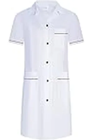 Workwear Tucano Bata de Laboratorio Mujer Uniformes Sanitarios Ropa DE Trabajo Bata Blanco Ref:1820 - L