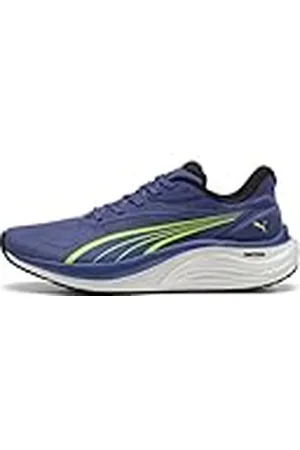 PUMA Electrify Nitro 4, Zapatillas para Correr de Carretera Hombre, Blue Crystal-Yellow Alert, 40.5 EU