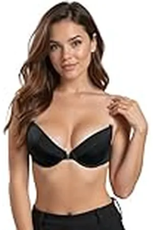 Vivisence Eve 1012 Sujetador Push-Up con Tirantes Y Espalda De Silicona para Mujeres Liso con Aros - Hecho En La UE, ,90A
