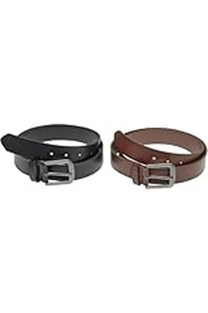 Urban classics Tb7216a-easy Synthetic Leather Belt 2-Pack Cinturón, , S/M Hombres