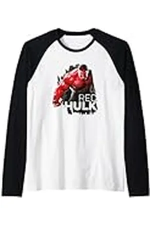 Marvel Captain America Red Hulk Camiseta Manga Raglan