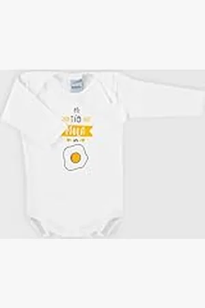 BABIDU Body Bebé Personalizado Frases Divertidas - Para Papá, Mamá, Tía, Padrinos y Abuelos - Body Bebé Manga Larga 100% Algodón Cuello Americano- Regalo Recién Nacido - Ropa Bebé Niño y Niña Unisex