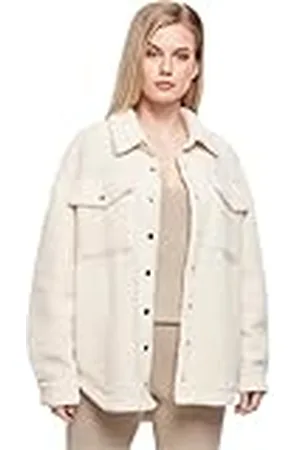 Urban classics Overshirt Sherpa Para Mujer Camisa Mujer, , 5XL