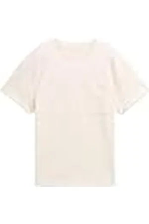 TOM TAILOR 1046349 Camiseta, 12906-Lana de Color Blanco, 128 para Niños