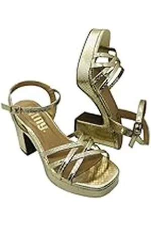 MTNG 53429, Sandalia Mujer, Oro, 39 EU