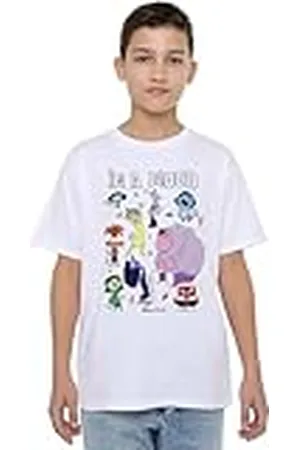 Disney Inside Out 2 in a Mood Unisex Kids T Shirt Camiseta, , 7-8 años para Niños