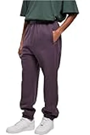 Urban classics Pantalón Chándal de Hombre, Corte Suelto, Tejido Cálido, Cremalleras en los Tobillos, Tallas XS - 5XL