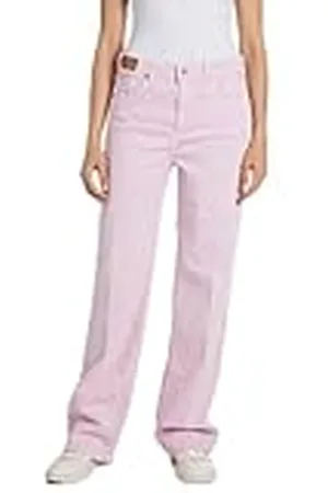 Replay Vaqueros de mujer confeccionados en denim confort, rosa (Bubble Pink 066), 31W / 30L