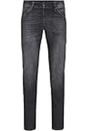 JACK & JONES Jjiglenn Jjfox Bl 655 50sps Noos, Jeans Hombre, Negro , W28/L32 (Talla del fabricante: 28)