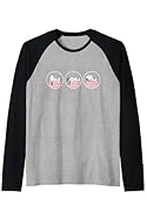 Peanuts Snoopy Three Circle Camiseta Manga Raglan