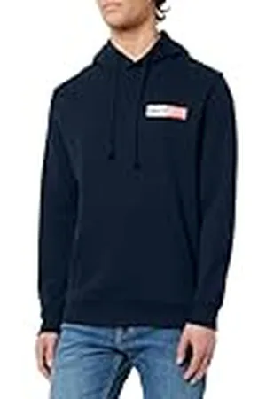 Tommy Hilfiger Sudadera Hombre Entry Graphic con Capucha, Azul (Dark Night Navy), XXL