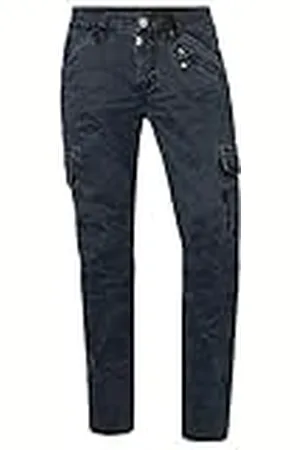 Timezone Regular Ben Cargo Pantalones, Azul (Dark Night Blue 3115), 34W x 32L para Hombre