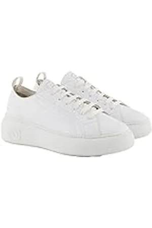 Armani Exchange Mujer The Super Sneaker Zapatillas, Optic White, 37 EU