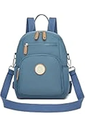 MISS LULÙ Mochila Mujer Elegante y Ligera - Bolso Antirrobo Impermeable con 8 Bolsillos - Ideal para Universidad, Trabajo y Viaje