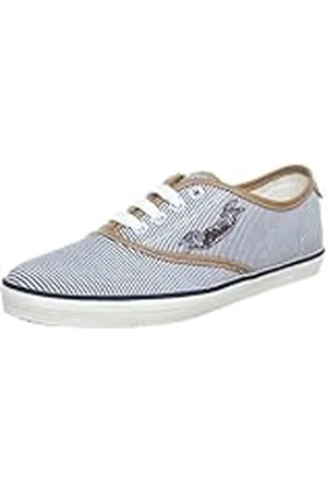 QS by s.Oliver Casual - Zapatillas de Lona Mujer, Color Azul, Talla 42
