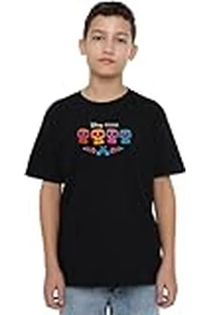 Disney Coco Full Color Logo Unisex Kids T Shirt Camiseta, , 7-8 años para Niños