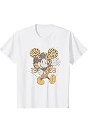Disney Niños Mickey Mouse Leopard Wave Camiseta