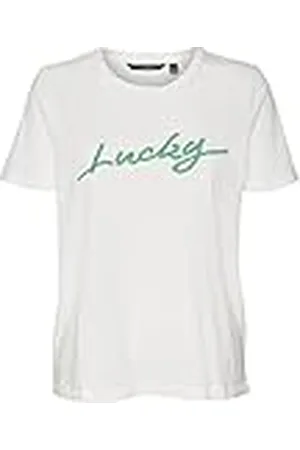 VERO MODA Vmrojaolly SS Top Box Jrs Camiseta, , S para Mujer