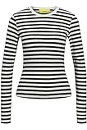JJXX Jxceline Gigi Str LS Stripe tee Jrs Noos Camiseta de Manga Larga, , L para Mujer